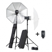 Комплект с двумя моноблоками Elinchrom D-Lite RX 2 200/200 umbrella 20838.2